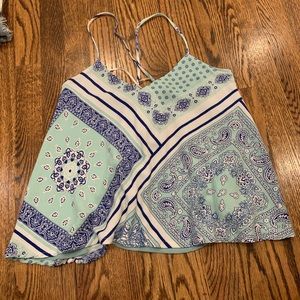 cross cross back tank